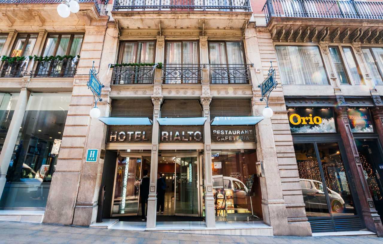 Hotel Rialto Barcellona Esterno foto